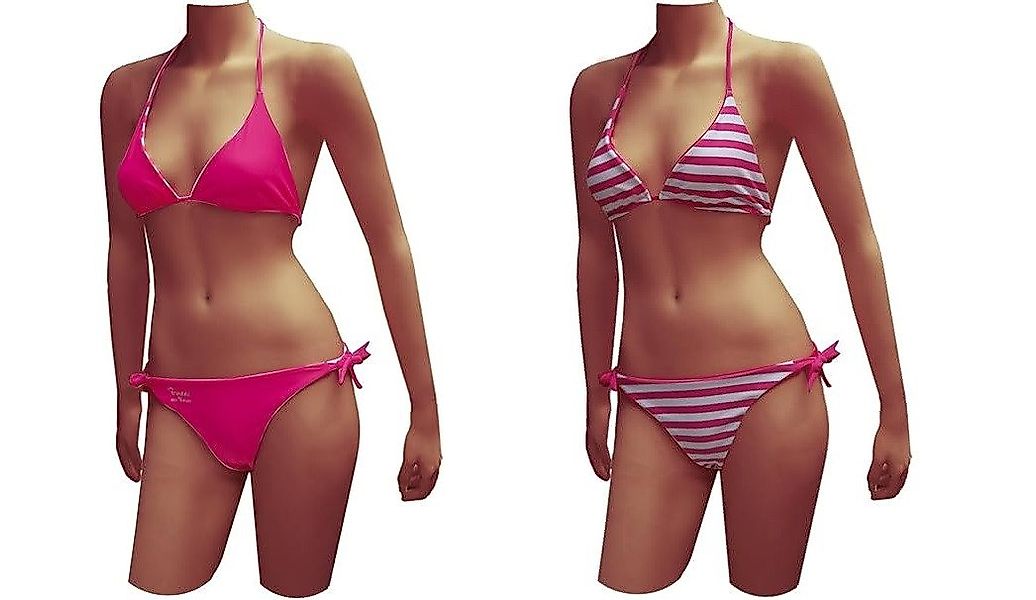 Tussi on Tour Triangel-Bikini Tussi on Tour - Wendebikini Bikini Gr. L in P günstig online kaufen