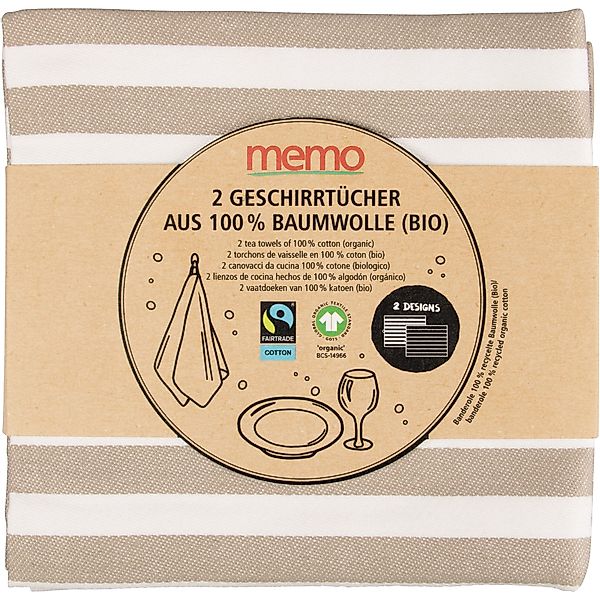 memo Geschirrtuch Memo Geschirrtuch G1494 Baumwolle günstig online kaufen