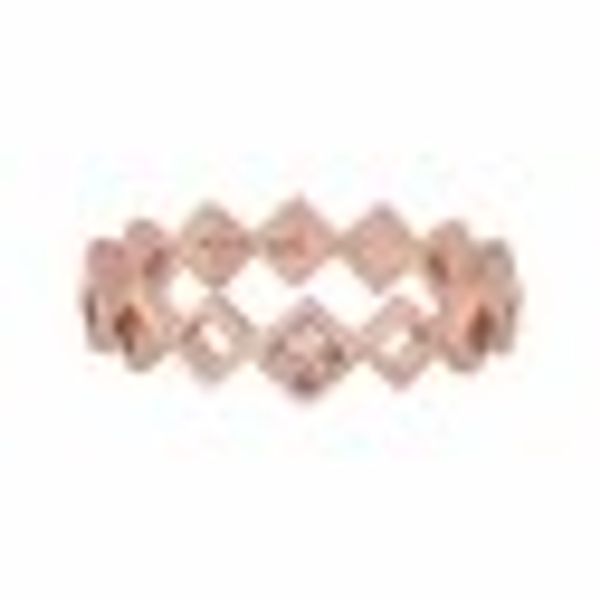 Ring 925 Silber rosévergoldet Rauten mit Zirkonia günstig online kaufen