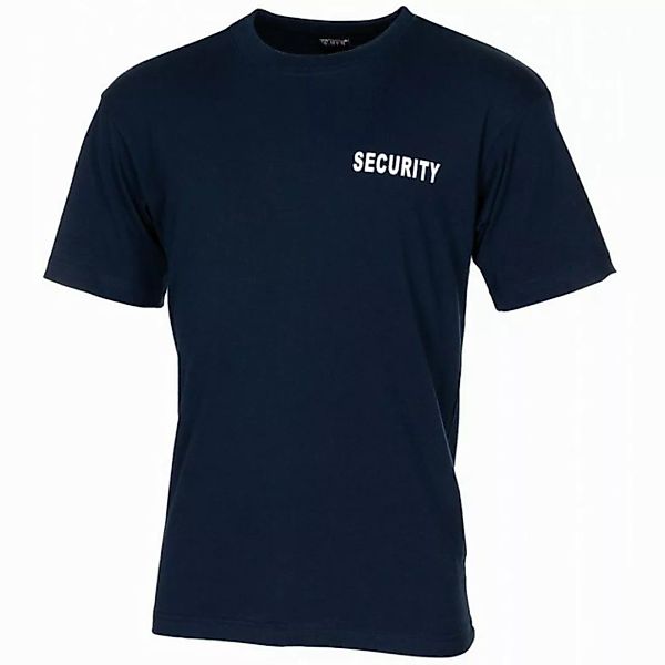 MFH T-Shirt T-Shirt, blau, Security, bedruckt - XXL (1-tlg) bedruckt günstig online kaufen