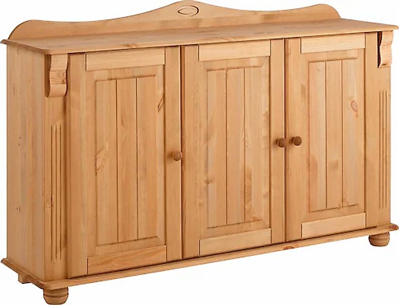 Home affaire Sideboard »Adele«, Kommode, 3-türig, Breite 130 cm, aus massiv günstig online kaufen