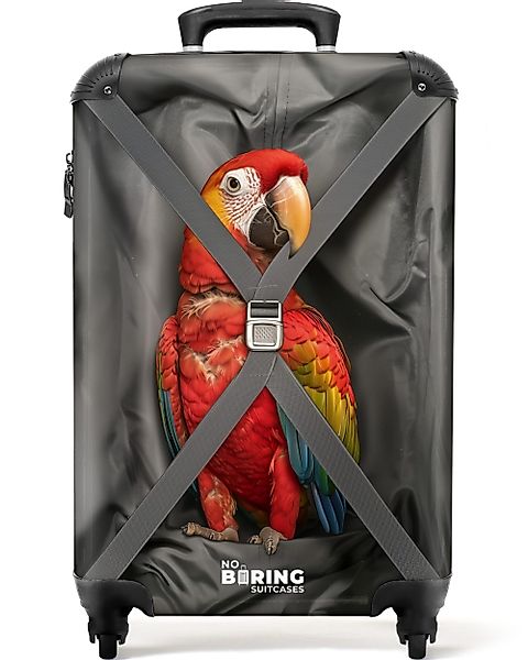 NoBoringSuitcases.com© Hartschalen-Trolley Der Papagei ist mit günstig online kaufen