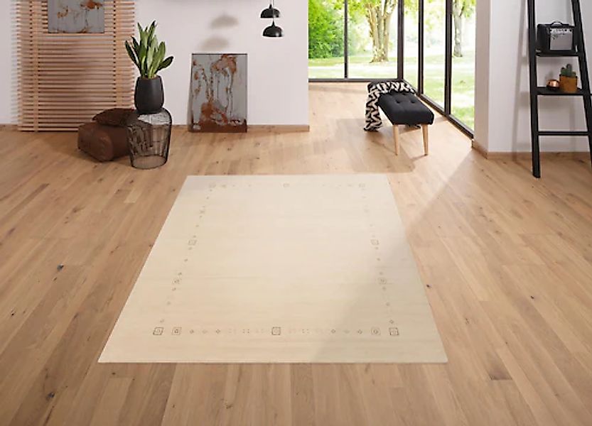 my home Wollteppich »Julia«, rechteckig, 12 mm Höhe, reine Wolle, handgeweb günstig online kaufen