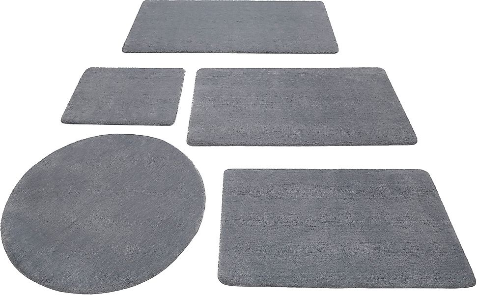 Wecon home Basics Badematte »Joris« Höhe 20 mm rutschhemmend beschichtet st günstig online kaufen