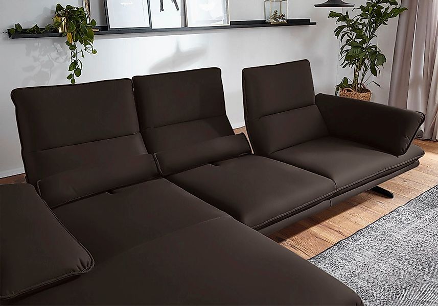 W.SCHILLIG Ecksofa "broadway, Designsofa mit tollem Sitzkomfort", Sitztiefe günstig online kaufen