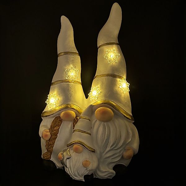 Online-Fuchs Weihnachtsfigur - Gartenfiguren Wichtelfamilie für günstig online kaufen