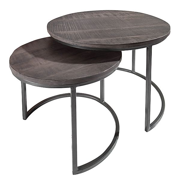 riess-ambiente Beistelltisch ELEMENTS Ø60cm grau / günstig online kaufen
