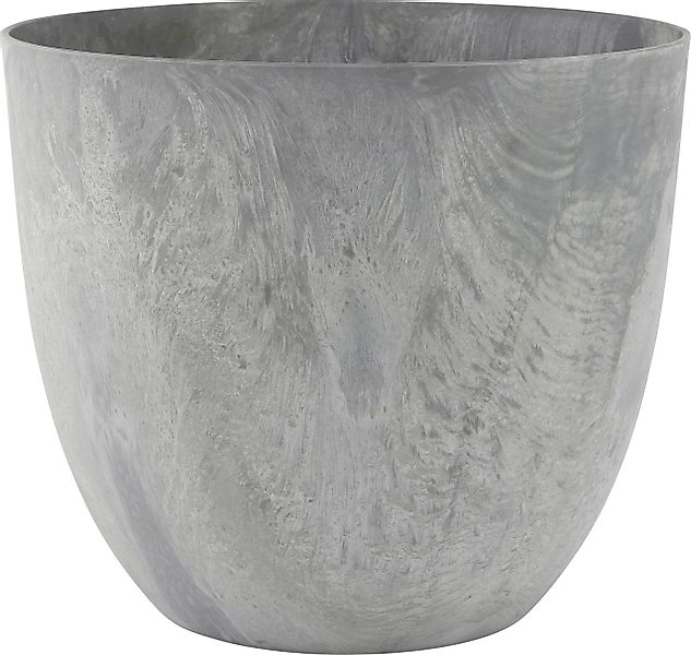 Artstone Pflanzkübel Artstone Pflanztopf Bola Ø38cm grau Ø 38 cm günstig online kaufen