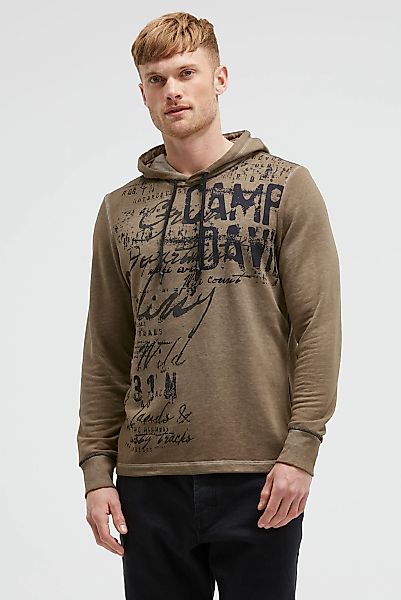 CAMP DAVID Kapuzensweatshirt, mit Ausbrenner-Effekten günstig online kaufen
