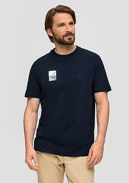 s.Oliver Kurzarmshirt T-Shirt mit Frontprint günstig online kaufen