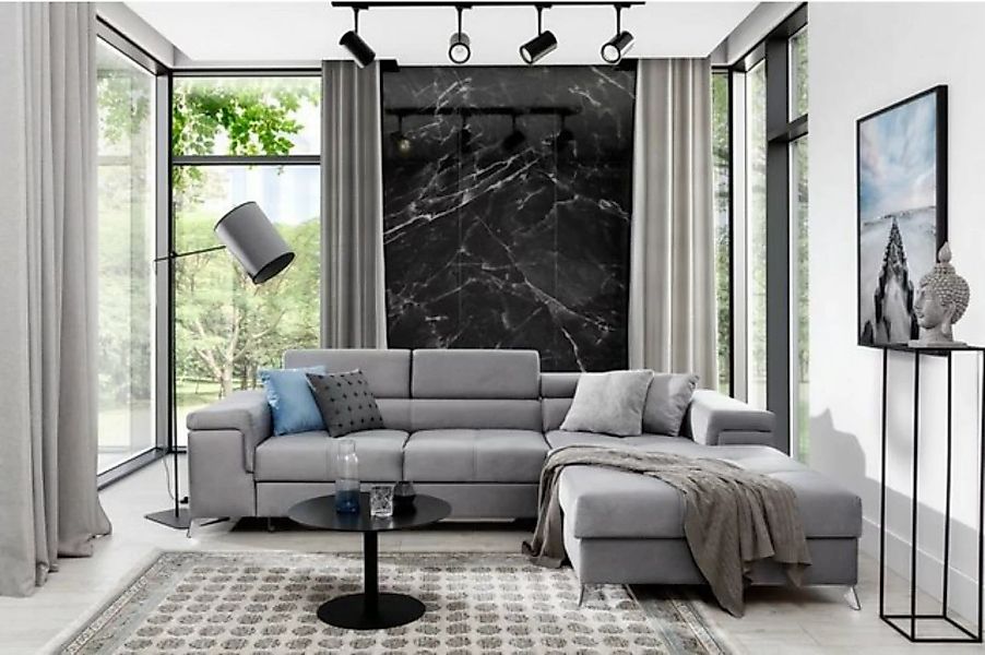 Luxusbetten24 Schlafsofa Designer Sofa Elegante, mit Schlaf- und Klappfunkt günstig online kaufen