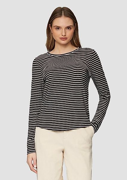s.Oliver Langarmshirt T-Shirt Longsleeve aus Lyocellmix günstig online kaufen