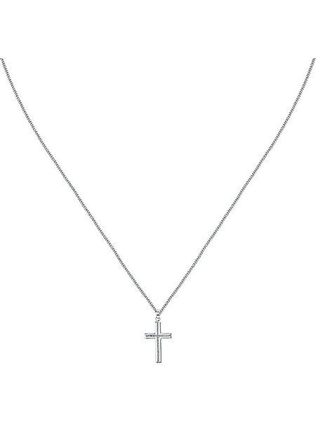 CHRIST Collier CHRIST Herren-Kette 925er Silber, recycelt Kreuz günstig online kaufen