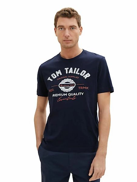 TOM TAILOR T-Shirt mit großem Logofrontprint günstig online kaufen