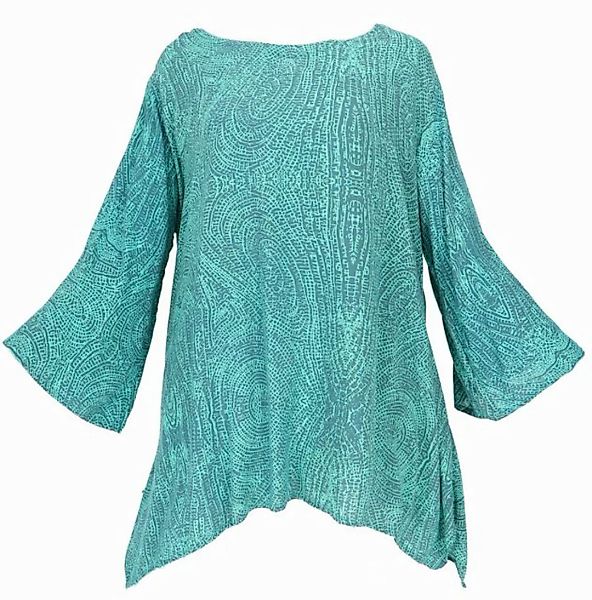 Guru-Shop Longbluse Tunika mit Trompetenärmeln für starke Frauen,.. Festiva günstig online kaufen