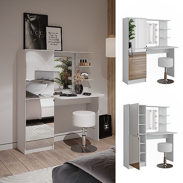 Vicco Schminktisch, Weiß, 123 cm mit günstig online kaufen
