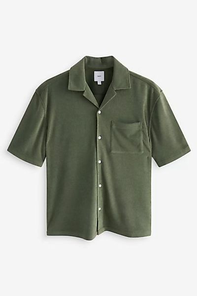 Next Kurzarmhemd Strukturiertes Frottee-Hemd mit kurzen Ärmeln (1-tlg) günstig online kaufen