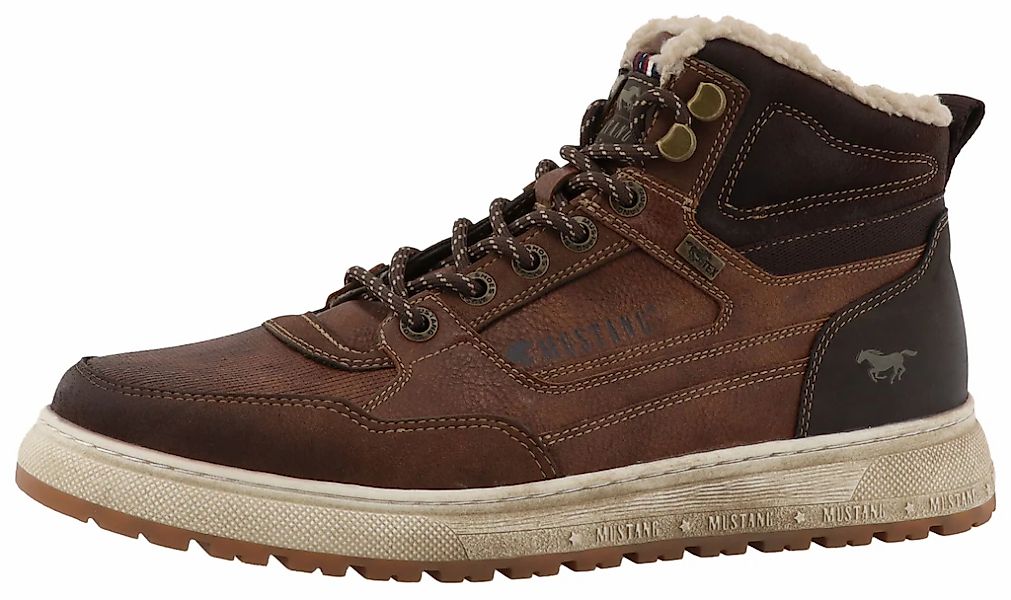 Mustang Shoes Winterboots "Puno" High Top Sneaker, Schnürboots mit Warmfutt günstig online kaufen