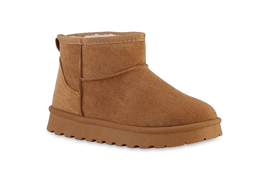 VAN HILL 841828 Winterstiefelette Damen Warm Gefütterte Winter Boots Bequem günstig online kaufen