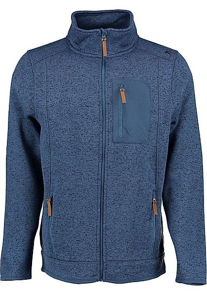 OS-Trachten Strickfleecejacke Nucku Outdoorjacke mit Stehkragen und Brustta günstig online kaufen