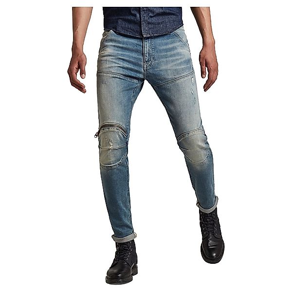 G-star 5620 3d Zip Knee Skinny Jeans 29 Antic Faded Monaco Blue Destroyed günstig online kaufen