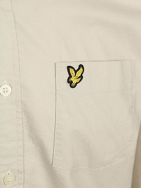 Lyle & Scott Shirt Plain Oxford Ecru - Größe XL günstig online kaufen