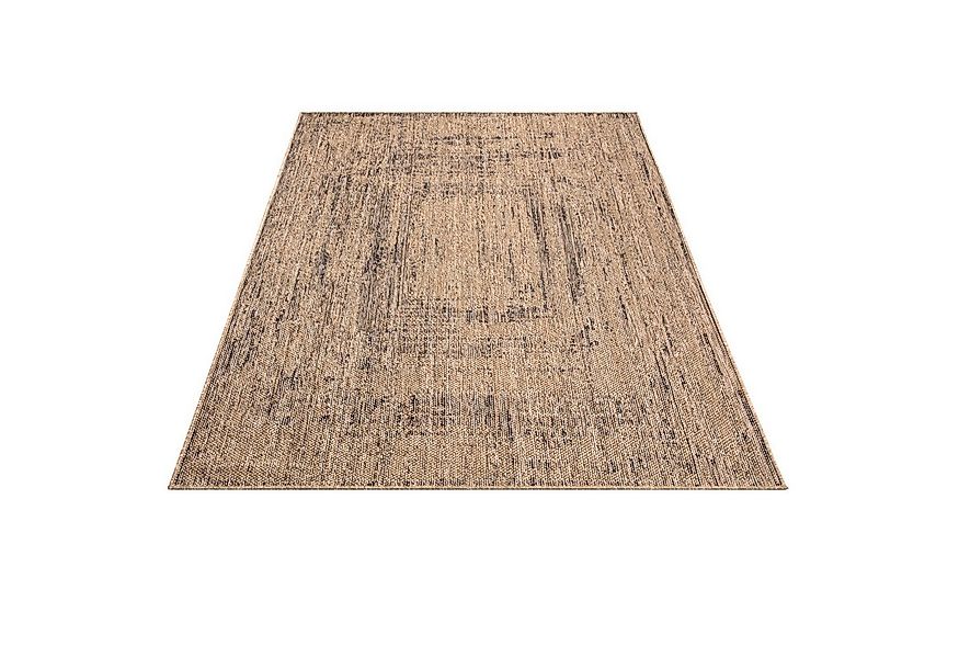 KADIMA DESIGN Teppich meliert Wohnzimmer schmutzabweisend Teppich Kurzflor, günstig online kaufen