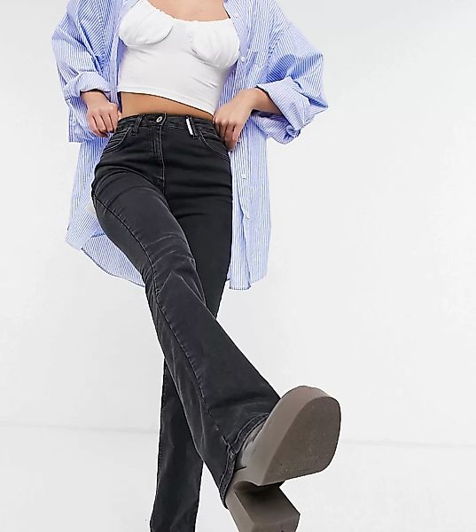 COLLUSION – x008 Bootleg-Jeans in Schwarz günstig online kaufen