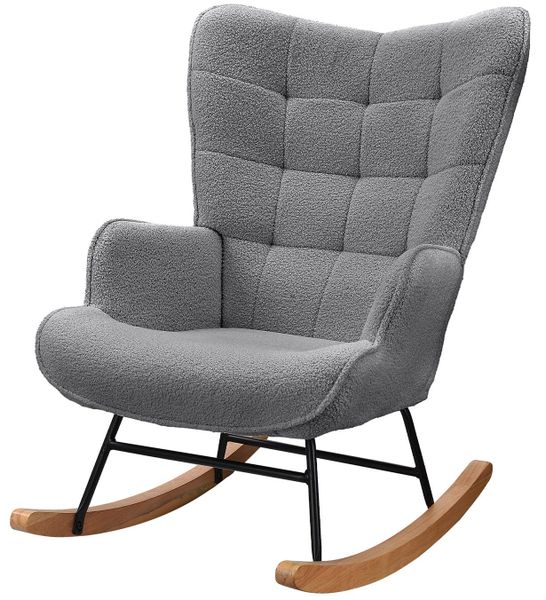 FUROKOY Schaukelstuhl Relaxsessel Schaukelsessel mit hoher günstig online kaufen