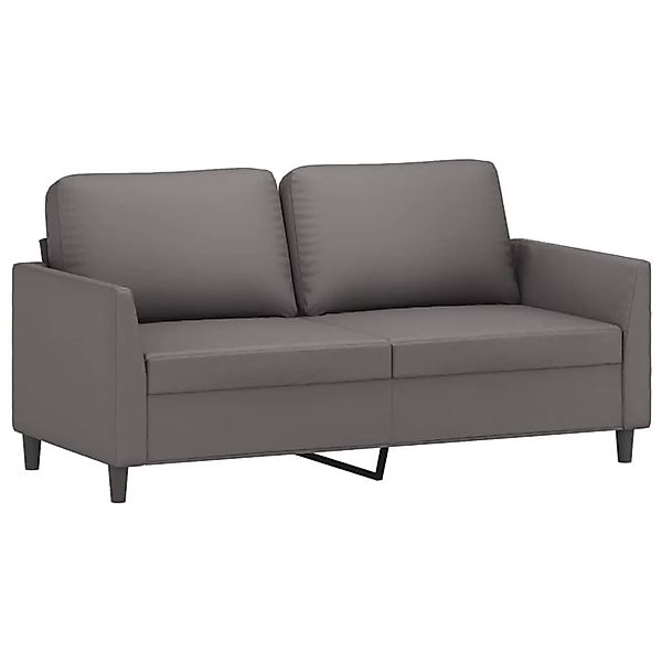 vidaXL 2-Sitzer-Sofa Grau 140 cm Kunstleder 359335 günstig online kaufen