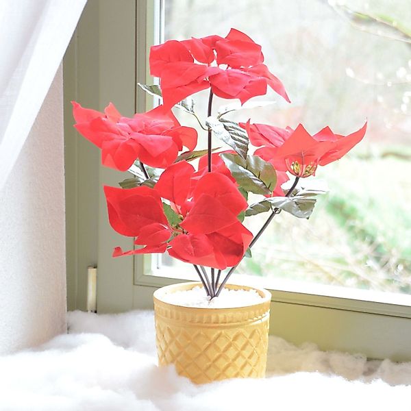 Licht-Erlebnisse Nachttischlampe LED BLUME, LED, Warmweiß, günstig online kaufen