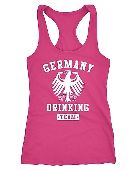 Tanktop Damen Tanktop Germany Drinking Team Adler Racerback Moonworks® günstig online kaufen