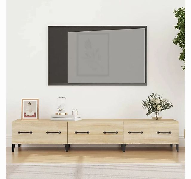 furnicato TV-Schrank Sonoma-Eiche 150x34,5x30 cm Holzwerkstoff günstig online kaufen
