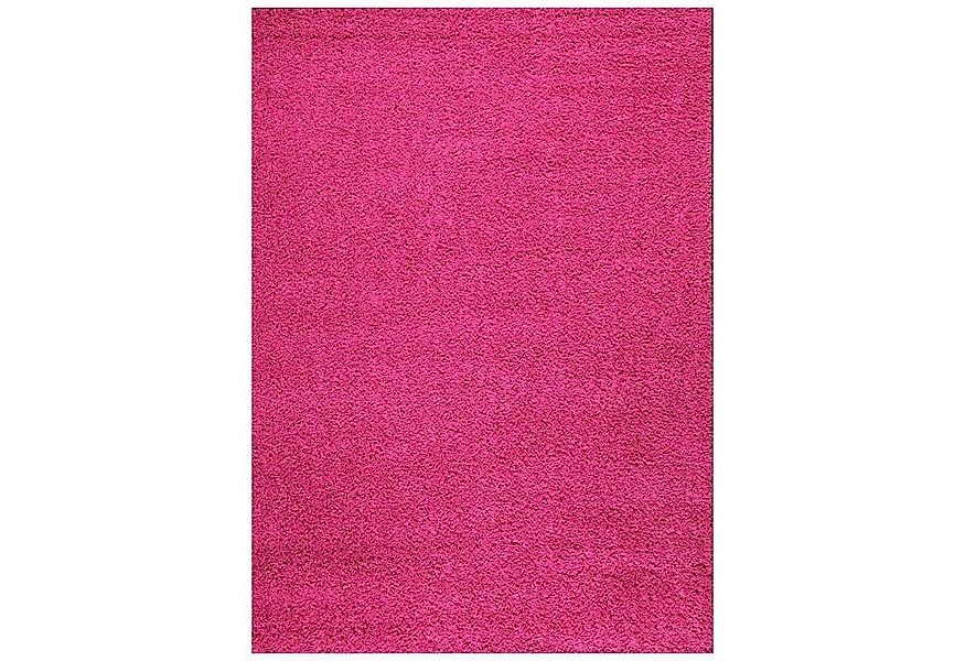Vimoda Hochflor-Teppich Prime Shaggy Langflor Teppich pink, Rechteckig, Höh günstig online kaufen