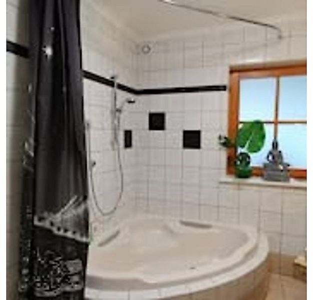 LikeKa Rundbogen Bogenstange Duschvorhangstange oval Eckbadewannen mit Vier günstig online kaufen