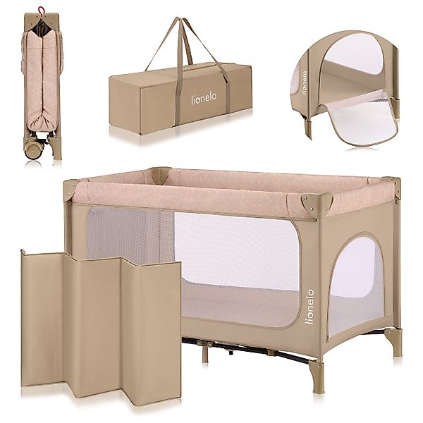lionelo Baby-Reisebett JASMIN EASY FOLD, Easy-Fold-System günstig online kaufen
