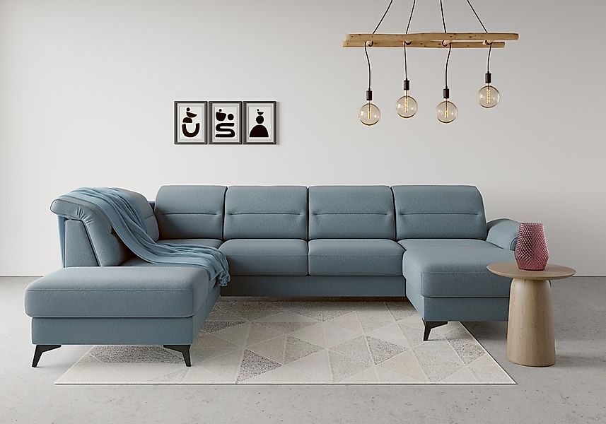 sit&more Wohnlandschaft "Sinatra U-Form" optional mit Kopfteilverstellung u günstig online kaufen