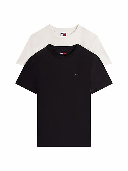Tommy Jeans Rundhalsshirt "TJM XSLIM 2PACK JERSEY TEE EXT", 2er-Packer Pack günstig online kaufen