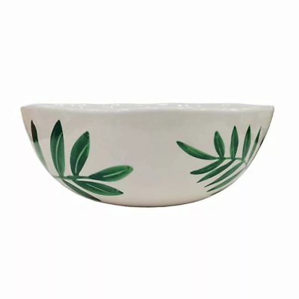 Neuetischkultur Servierschale Keramik gemustert grün/weiß günstig online kaufen