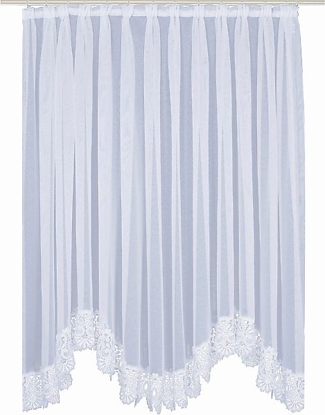 Wirth Gardine "Elvira" Faltenband 1 Stk. tlg. Welle günstig online kaufen