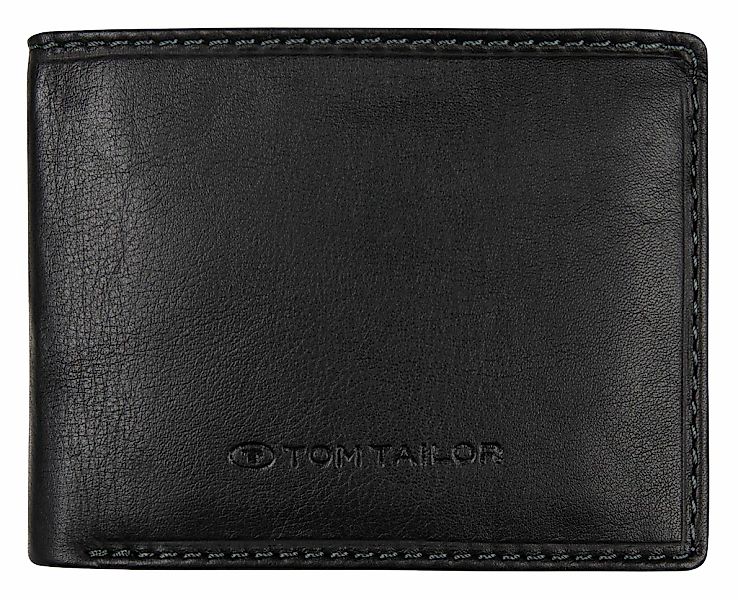 TOM TAILOR Geldbörse "LARY" im Querformat aus echtem Leder günstig online kaufen