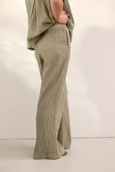 Next Palazzohose Strukturierte Hose mit weitem günstig online kaufen