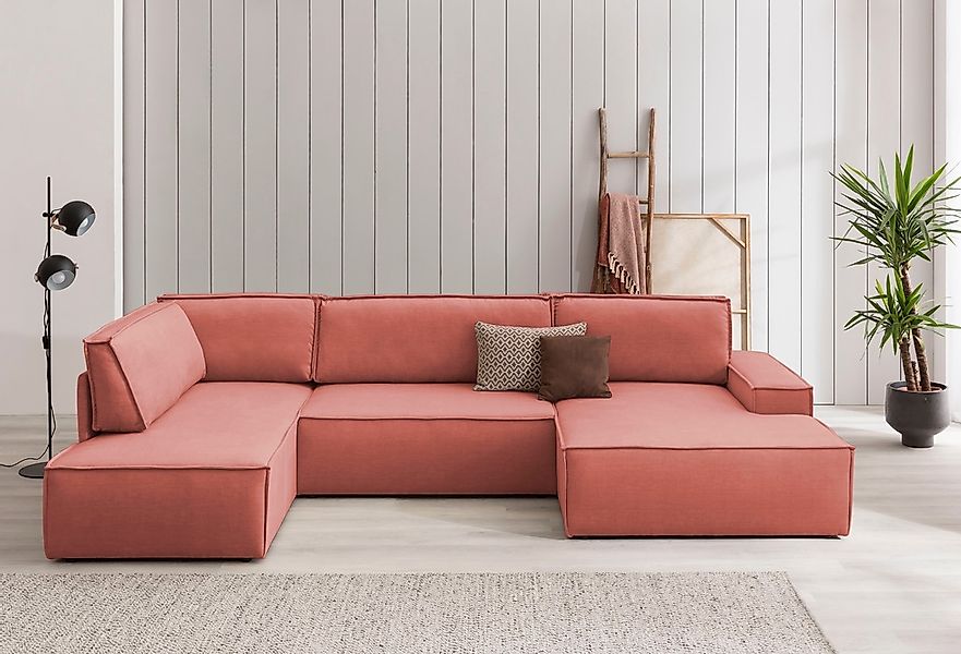 Home affaire Wohnlandschaft "SHERWOOD U-Form, 329 cm - OTTO. Verlässliche Q günstig online kaufen