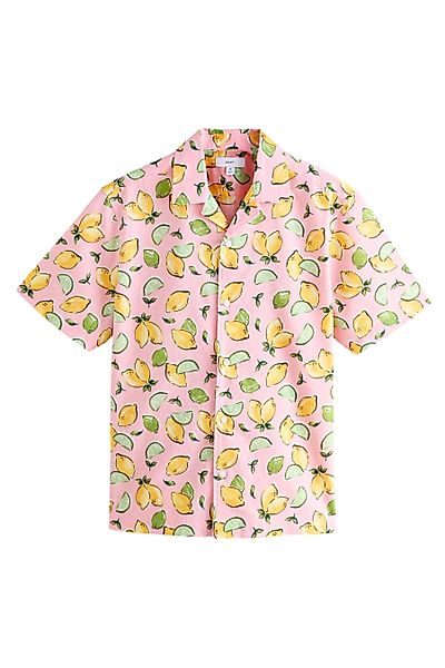 Next Kurzarmhemd Kurzarmhemd mit Zitronen-Print (1-tlg) günstig online kaufen