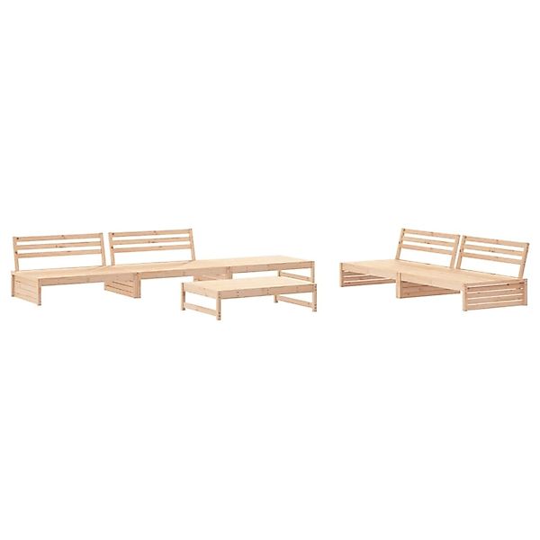 vidaXL 6-Tlg Garten-Lounge-Set Massivholz Kiefer 3186641 günstig online kaufen