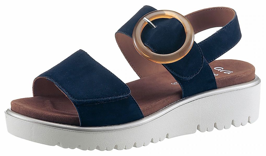 Ara BILBAO Sandale Keilsandale, Plateausandale mit Klettverschlüssen, G-Wei günstig online kaufen
