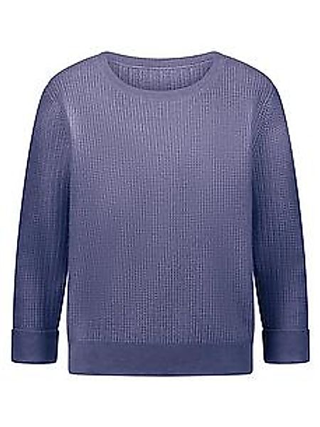 Rundhals-Pullover Kaschmir Peter Hahn lila günstig online kaufen