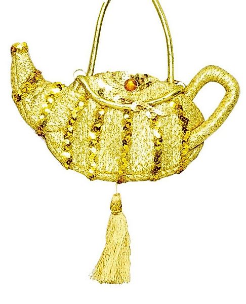 Das Kostümland Kostüm Handtasche Wunderlampe zum Märchen Kostüm, Gold günstig online kaufen