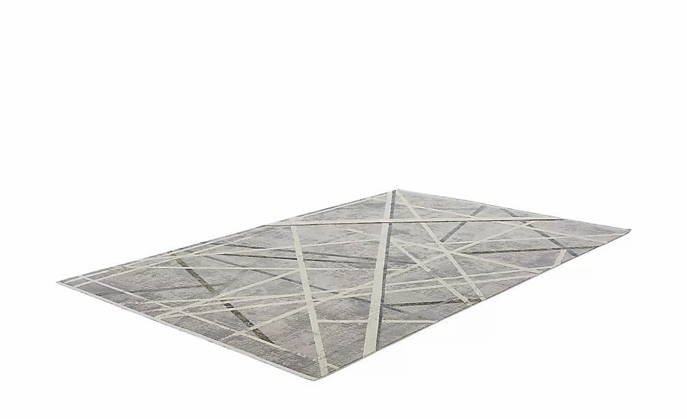 Jette Home Kurzflorteppich  Choice ¦ grau ¦ Viskose,Synthetische Fasern ¦ M günstig online kaufen