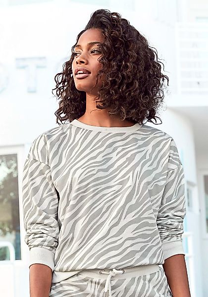 LASCANA Sweater, aus weichem Sweatmaterial günstig online kaufen